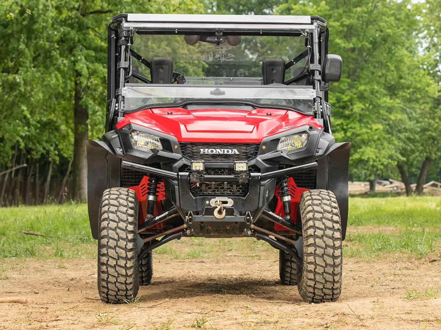 SuperATV Guardabarros, guardabarros, guardabarros, guardabarros de barro compatibles con Honda Pioneer 1000 y 2023+ Pioneer 1000-6 2016-2021,