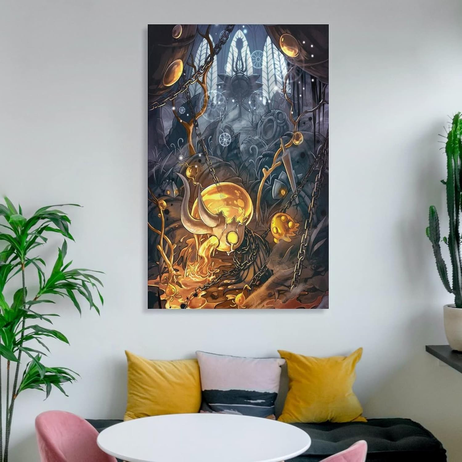 SNKB Póster de caballero hueco, pintura decorativa, lienzo, arte de pared, para sala de estar, dormitorio, 08 x 12 pulgadas (7.9 x 11.8 in)