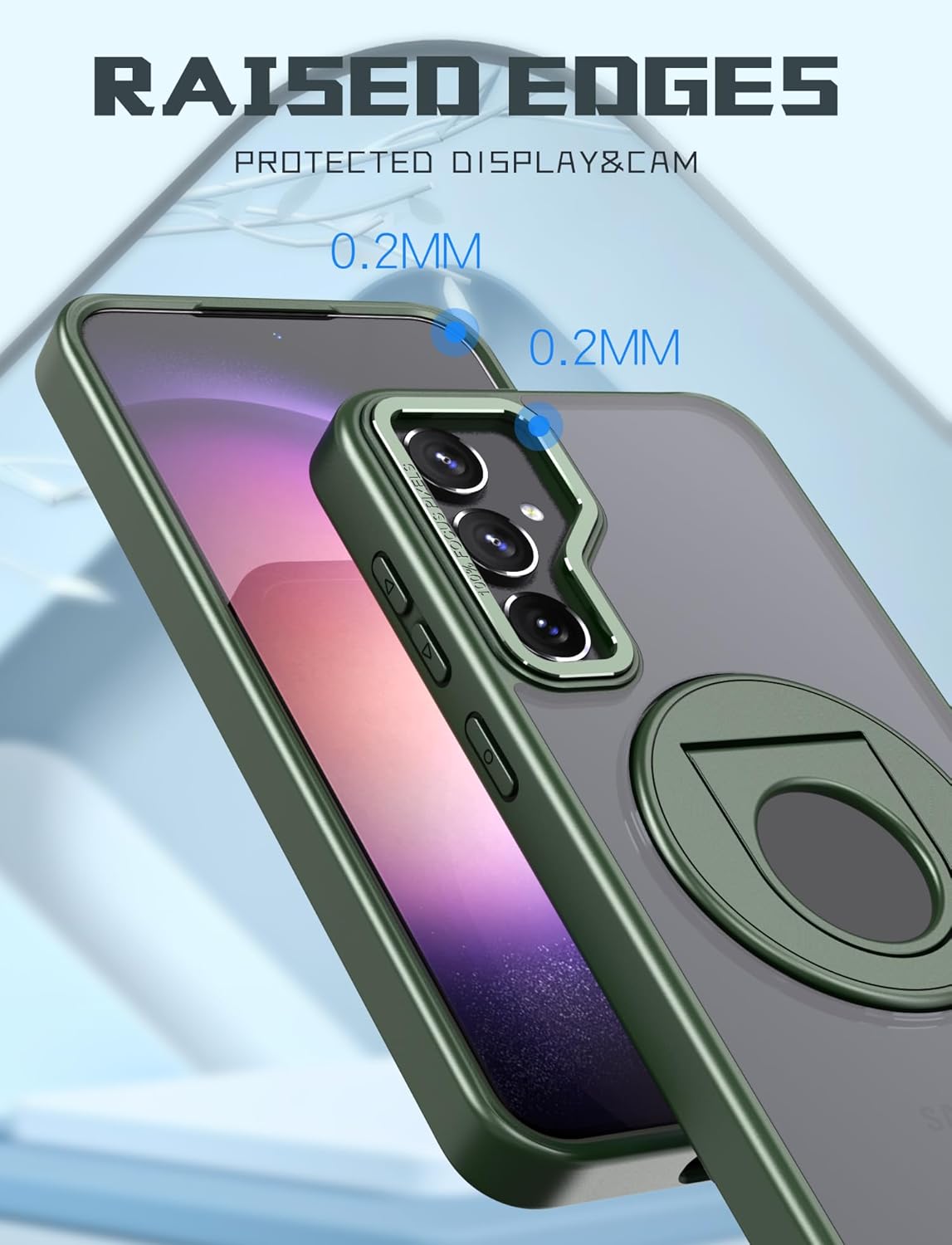 MRRSIWEI Funda magnética para Samsung Galaxy S23 Ultra  S22 Ultra compatible con Magsafe, protección de grado militar a prueba de golpes dura con