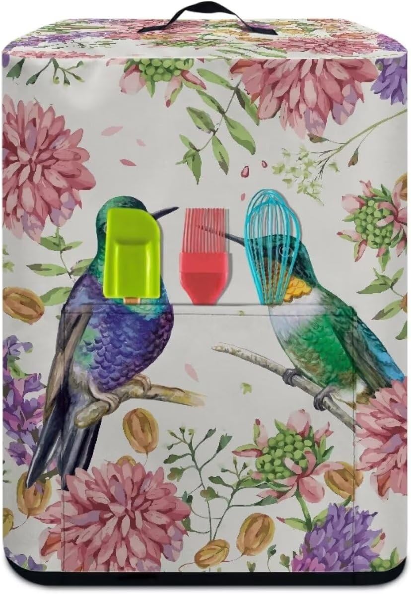 ZUXONGSY Fundas para mezcladores de moda, de material suave, para freidora de aire, colibrí, decoración de cocina para interiores, duradera,