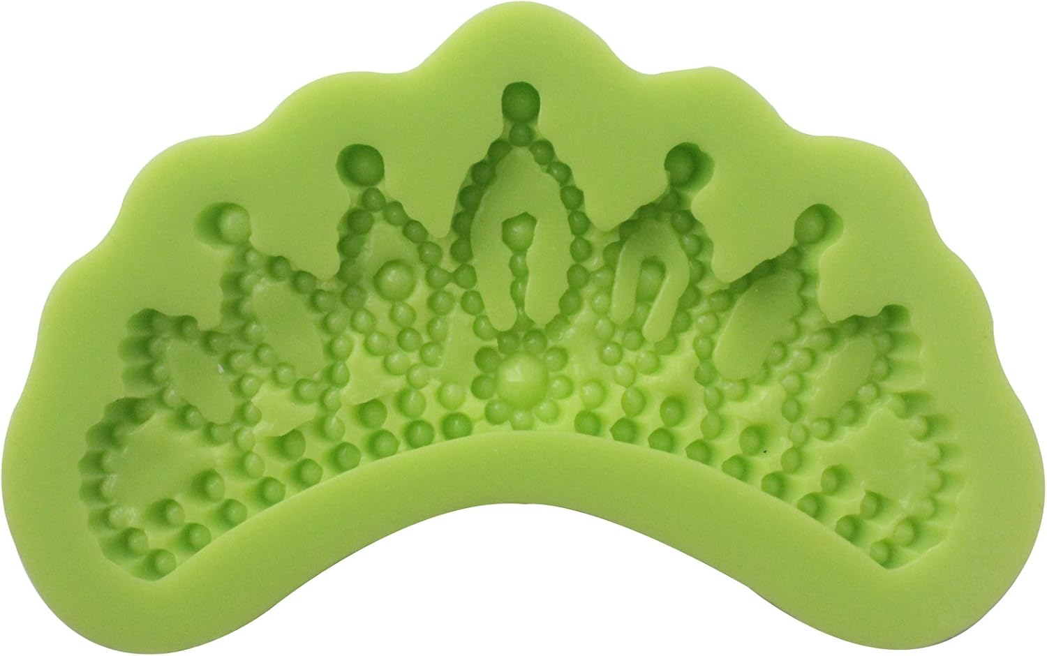 Funshowcase Crown Queen – Molde de silicona para tiara de Sugarcraft, decoración de magdalenas, joyas, arcilla polimérica, proyectos de manualidades