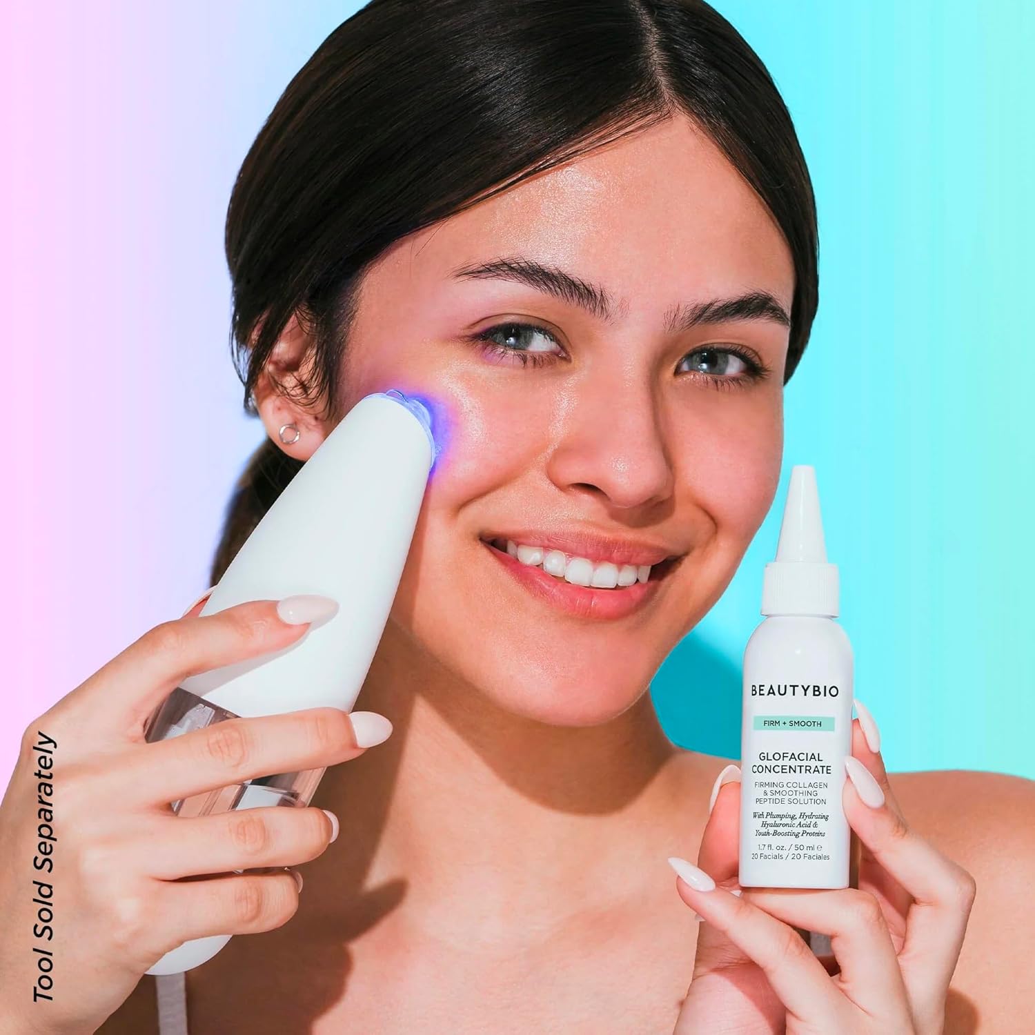 Concentrado de colágeno GLOfacial. Solución reafirmante de colágeno y péptidos suavizantes