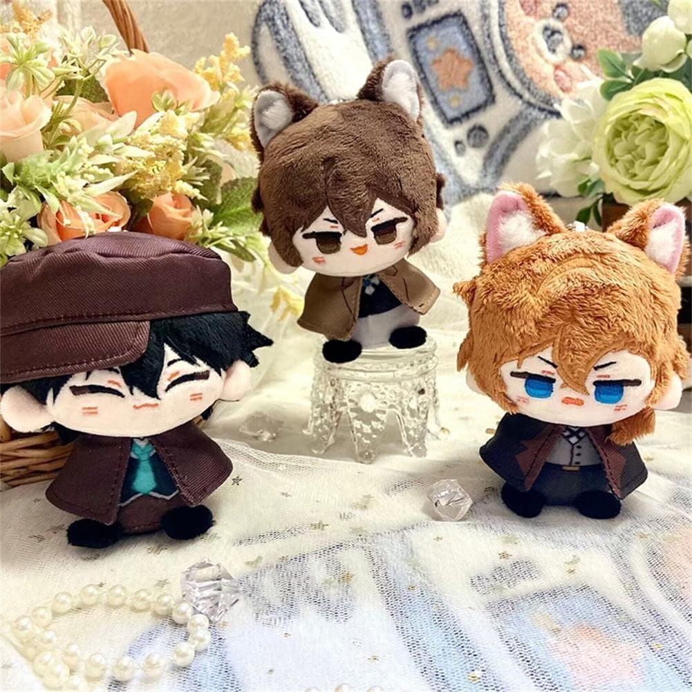 Muñeco de peluche de anime lindo colgante figura 3.9 in Nakahara Chuuya