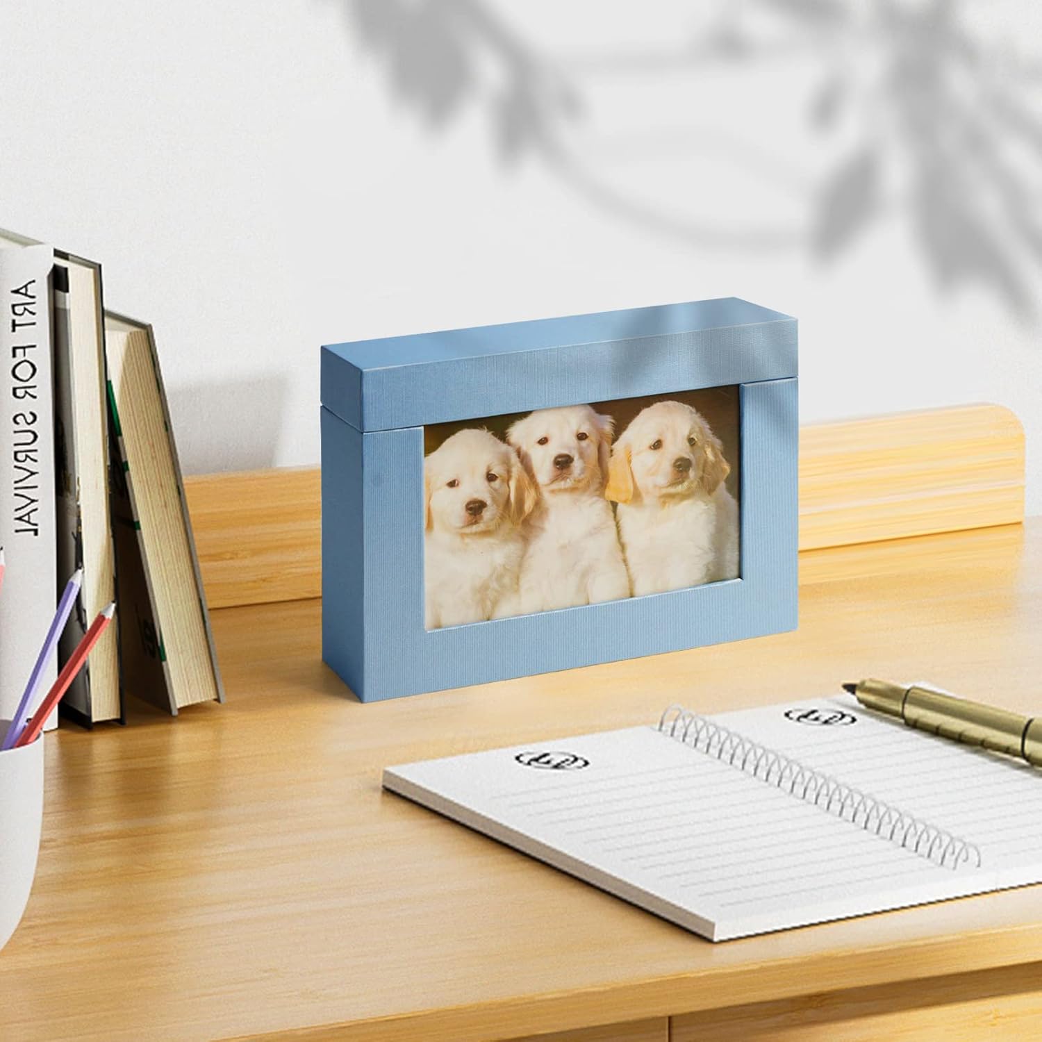 Aiuonenian Cajas de fotos de cartón para fotos de 5 x 7 pulgadas, juego de cajas de almacenamiento de fotos familiares, caja de álbum de fotos, caja