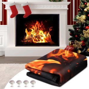 Funda magnética para chimenea, la manta bloqueadora de chimenea detiene la pérdida de calor durante la noche, tapón ajustable para chimenea que Funda magnética para chimenea, la manta bloqueadora de chimenea detiene la pérdida de calor durante la noche, tapón ajustable para chimenea que