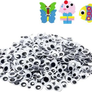 ZZYI 1100 piezas Googly Eyes autoadhesivas, para manualidades, ojos meneantes, varios tamaños, 0.236 in, 0.276 in, 0.315 in, 0.394 in, 0.472 in, ZZYI 1100 piezas Googly Eyes autoadhesivas, para manualidades, ojos meneantes, varios tamaños, 0.236 in, 0.276 in, 0.315 in, 0.394 in, 0.472 in,