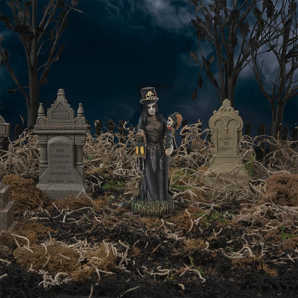 Department 56 Snow Village – Figura de Halloween Madame Laveau Halloween Village de 3.25 pulgadas, practicante de vudú de Nueva Orleans