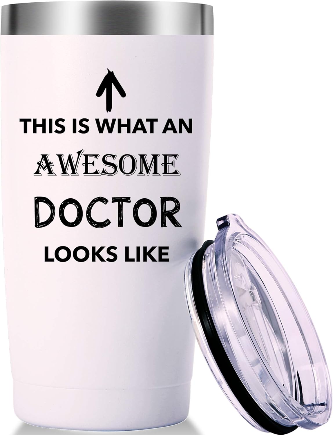 Taza This Is What An Awesome Doctor Look. Doctor, regalos de graduación de la escuela de medicina. Aprecio, cumpleaños, regalos de Navidad para