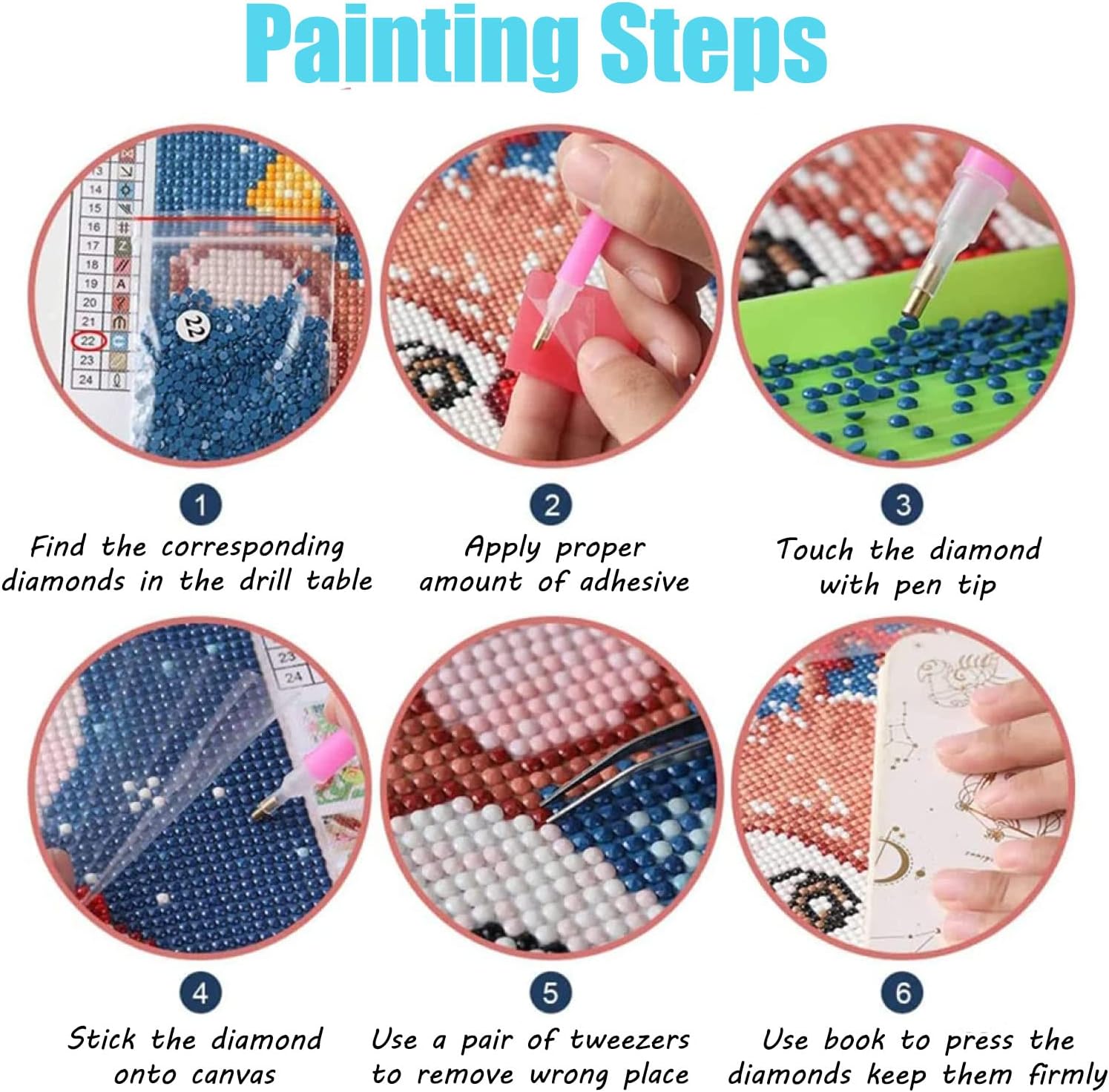 YEEIFFD Los kits de pintura de diamantes 5D le dan a una niña los zapatos adecuados y ella puede conquistar el mundo, kits de arte de diamantes para