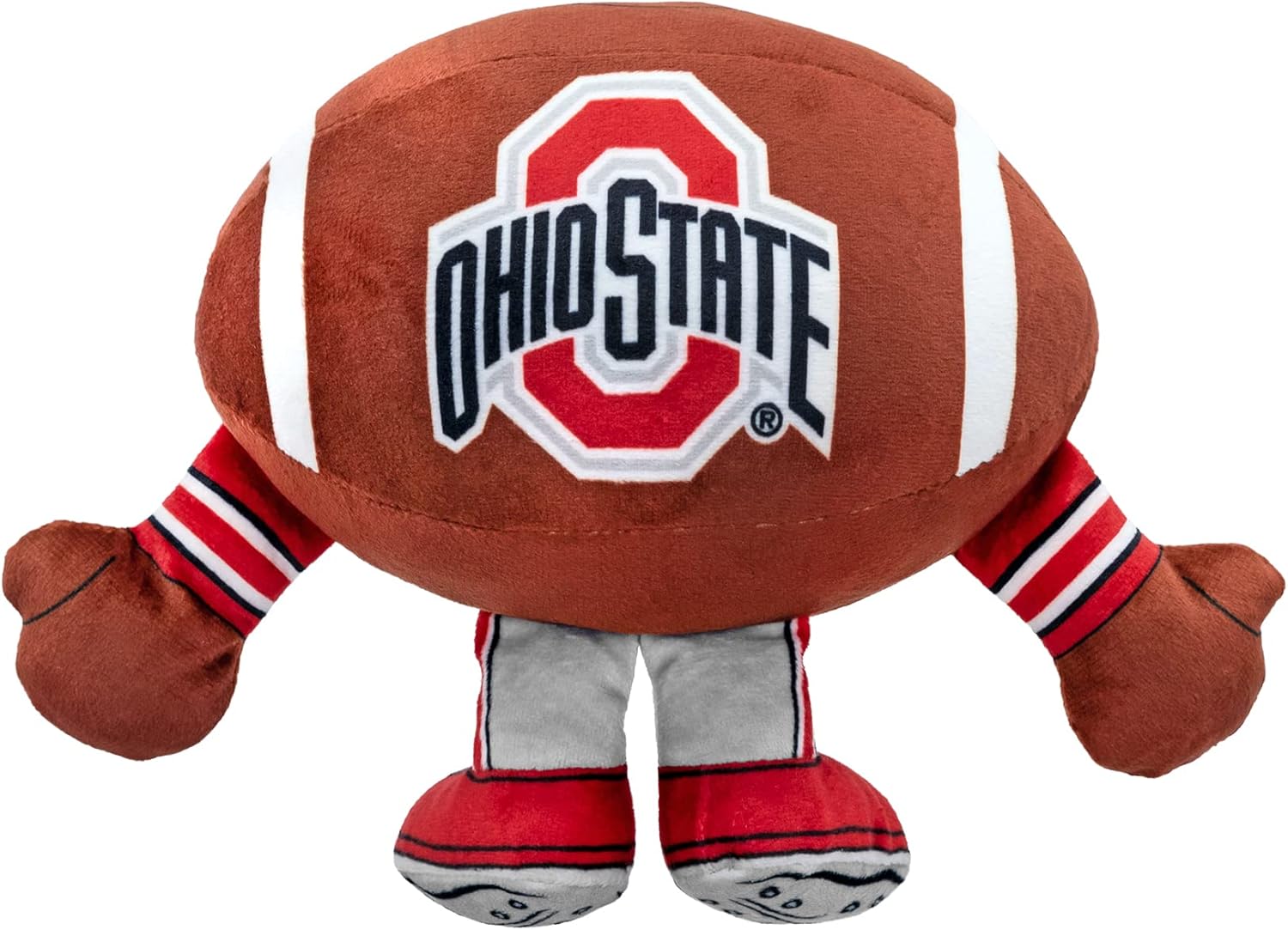 Bleacher Creatures Ohio State Buckeyes Kuricha – Peluche de fútbol sentado de 8 pulgadas, suave inspirado en Chibi