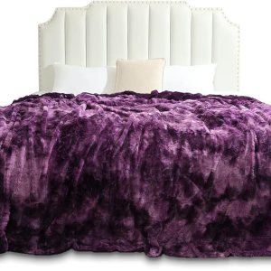 Manta de piel sintética tamaño Queen Acogedora, peluda y peluda Regalo decorativo de lujo teñido anudado Mantas reversibles tamaño Queen para Manta de piel sintética tamaño Queen Acogedora, peluda y peluda Regalo decorativo de lujo teñido anudado Mantas reversibles tamaño Queen para