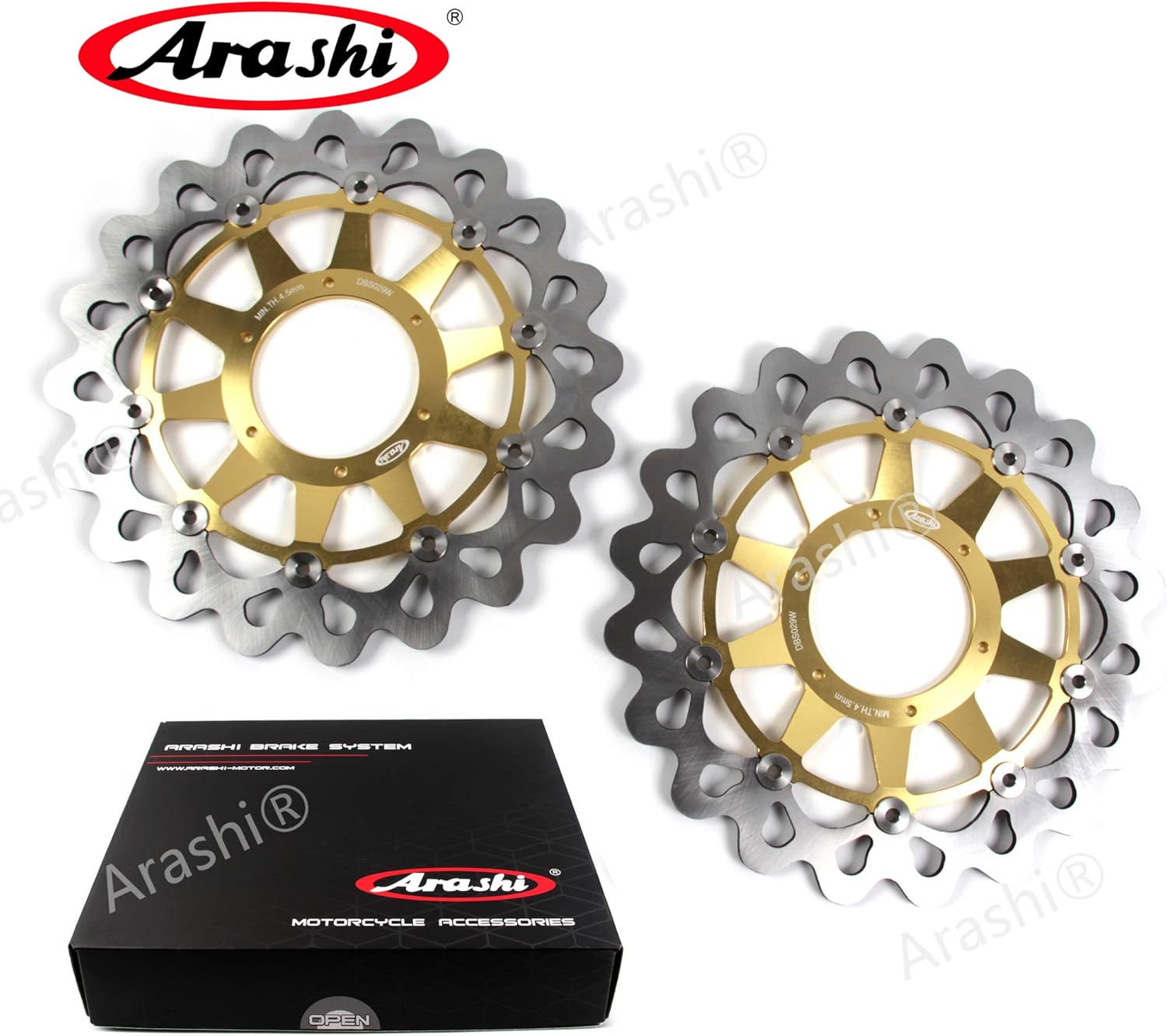 Arashi Rotores de disco de freno delantero trasero para Honda CBR1000RR 2006 2007 Accesorios de repuesto de motocicleta CBR 1000 RR CBR1000 1000RR
