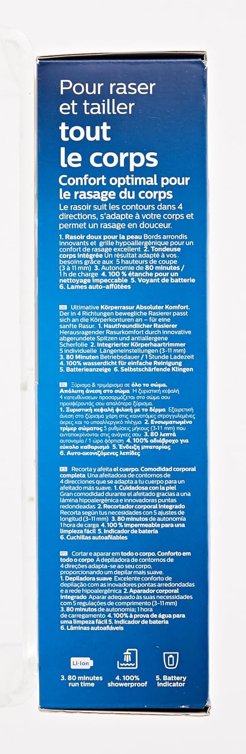 Afeitadora Corporal Philips Bodygroom 7000 Bg7025