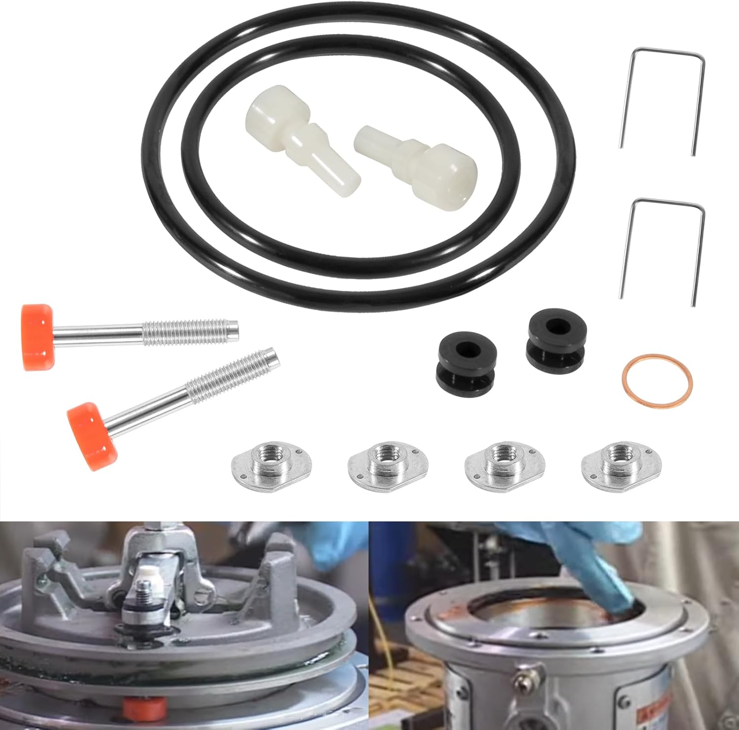 Yoursme Repuesto para Graco 206728 Kit de reparación apto para motores Fire-Ball y Monark Air