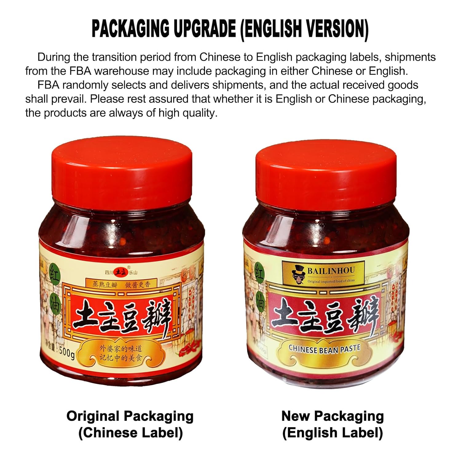 Pasta de frijoles Pixian Premium con aceite de chile, pasta de chile chino Doubanjiang 1.1lb500g – Original importada de Sichuan