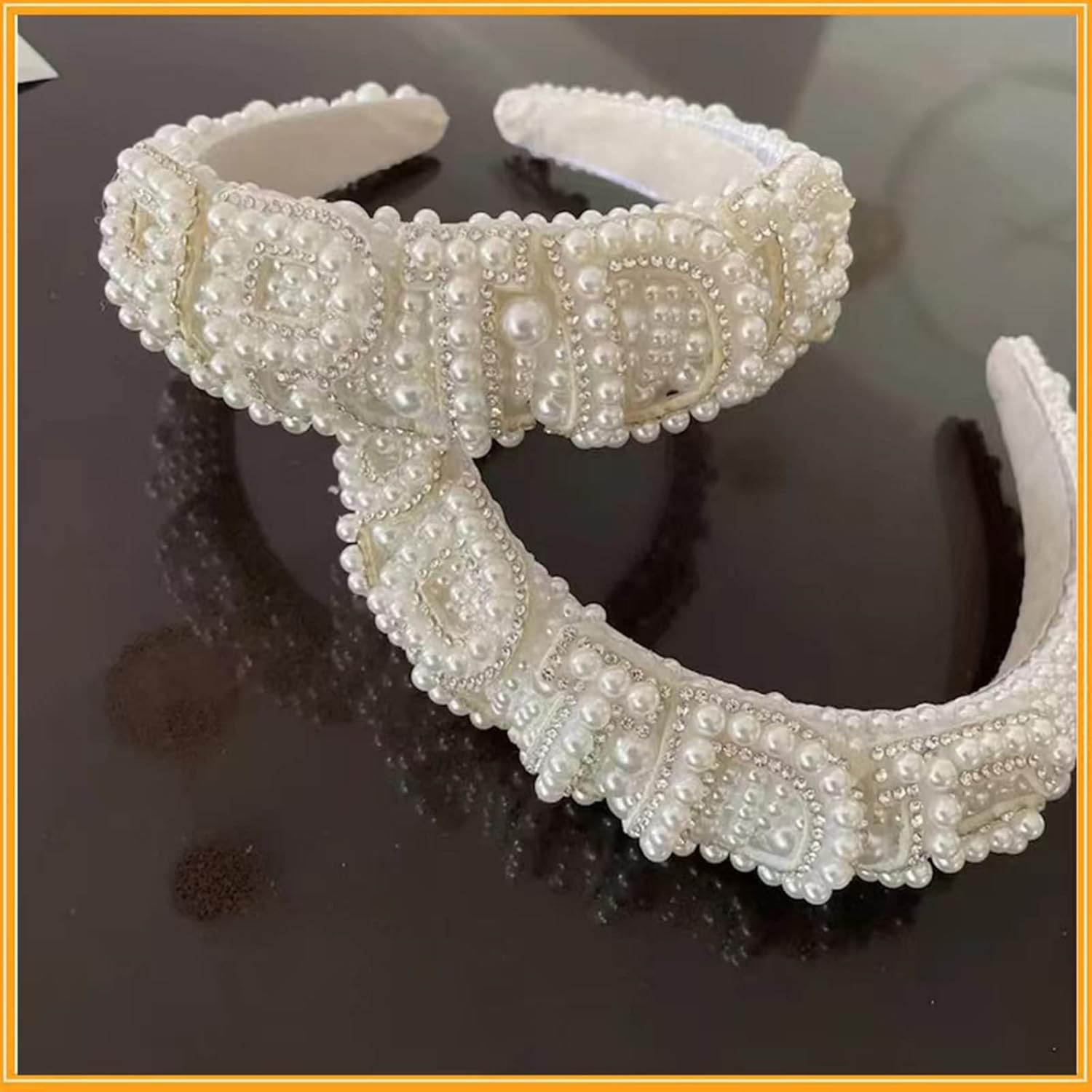 Corona de perlas nupciales, diadema de novia tiara para despedida de soltera, despedida de soltera, boda, luna de miel, regalo de despedida de