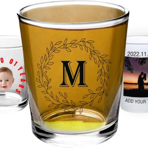 Vasos de chupito personalizados transparentes con tu texto fotográfico, vasos de chupito esmerilados personalizados de 1.5 onzas, accesorios de Vasos de chupito personalizados transparentes con tu texto fotográfico, vasos de chupito esmerilados personalizados de 1.5 onzas, accesorios de