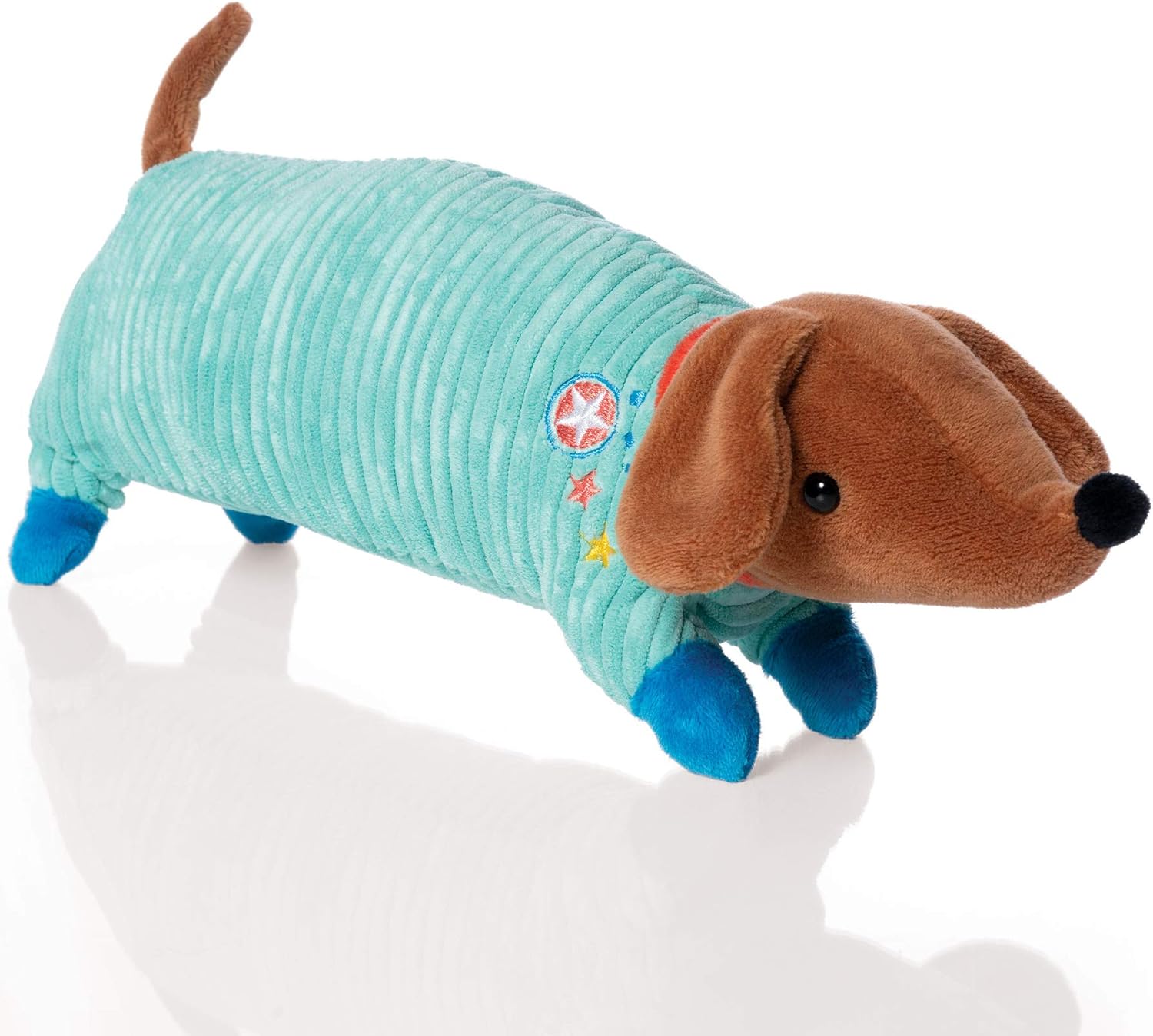 Manhattan Toy Animal de peluche Space Dog con casco extraíble de 13 pulgadas de largo
