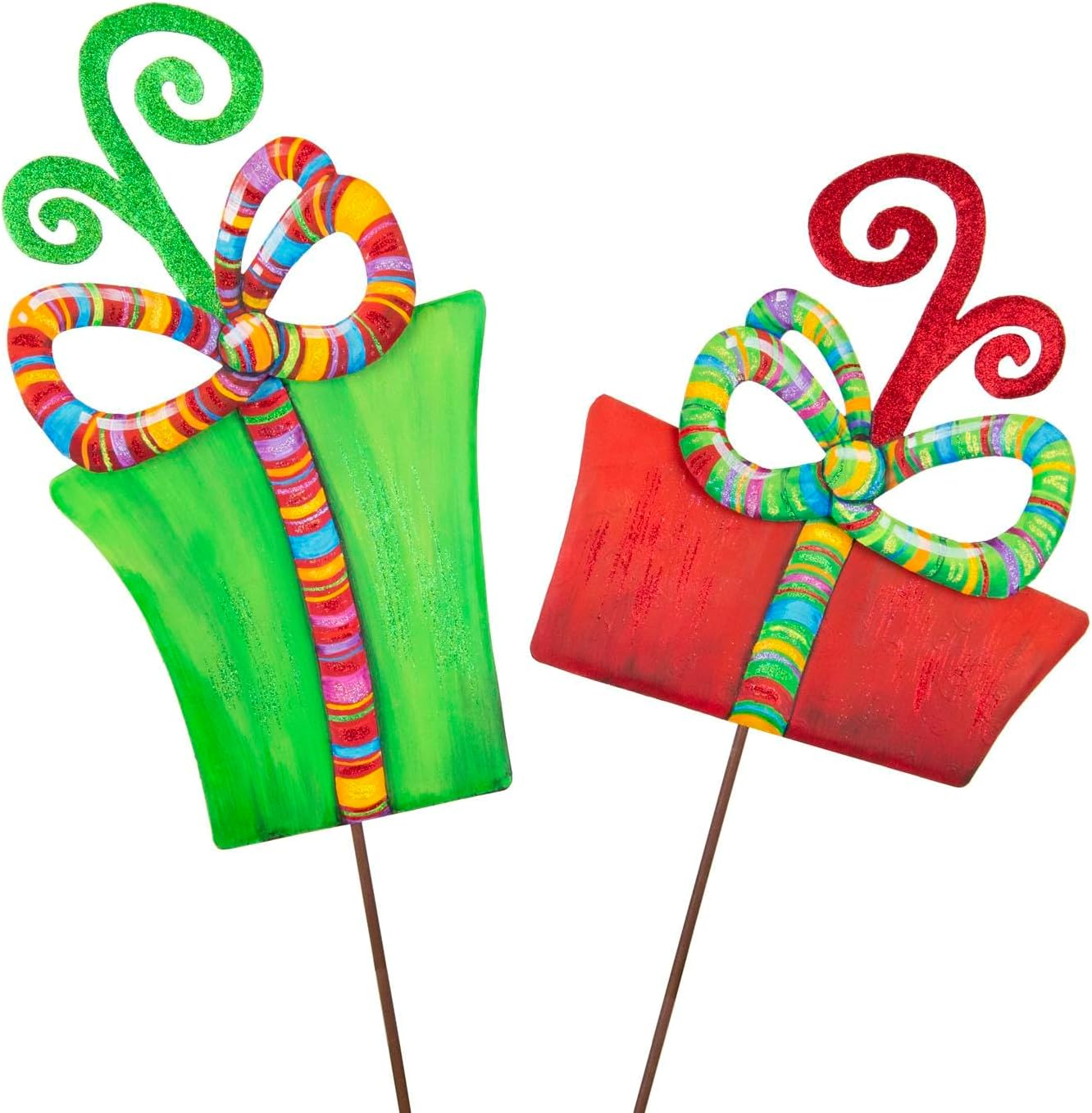The Round Top Collection – Cajas de regalo Merry & Bright, juego de 2