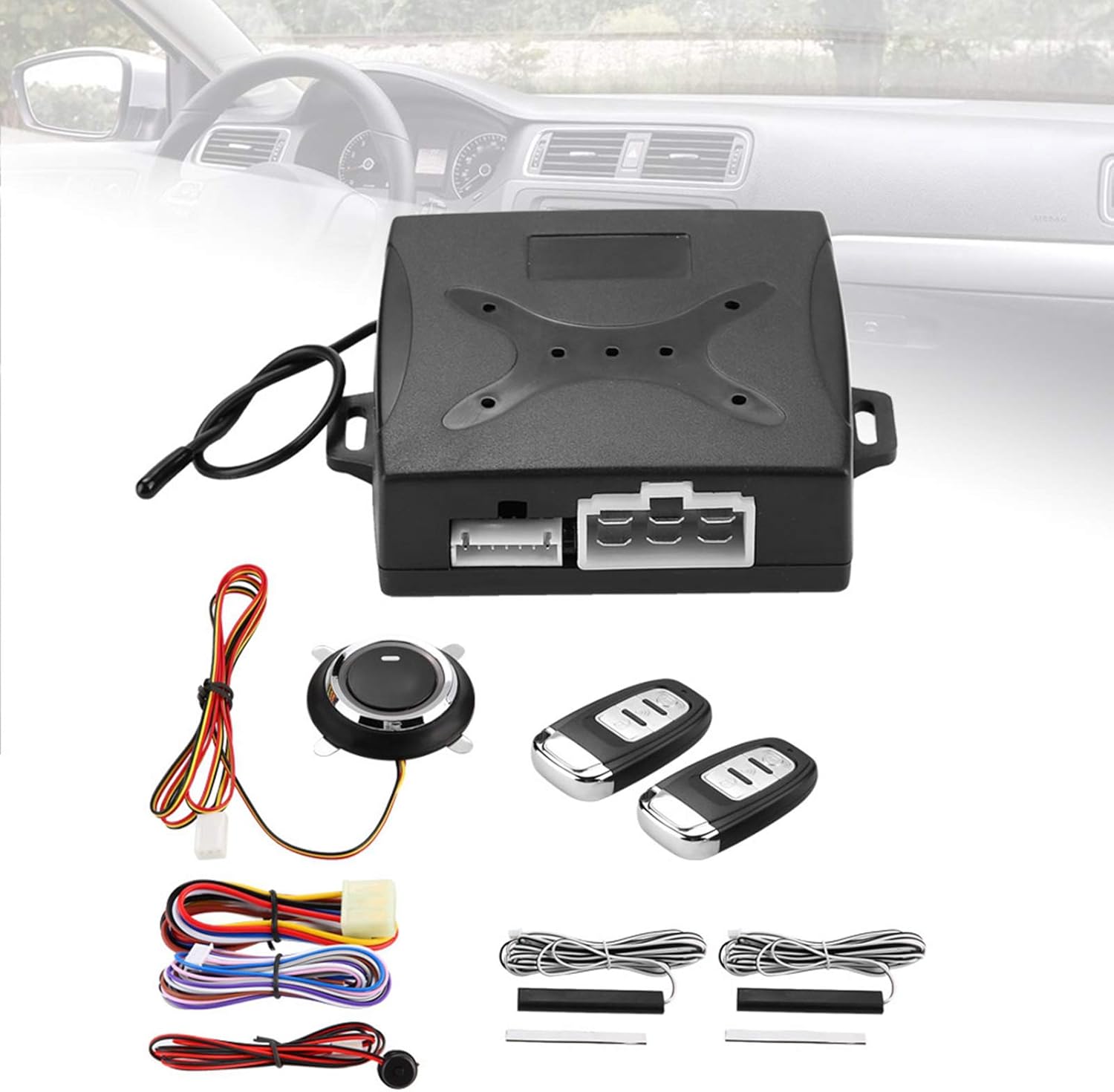 Sistema de parada de arranque,Sistema de seguridad de alarma para automóvil,Sistema de alarma universal para automóvil Encendido del motor de