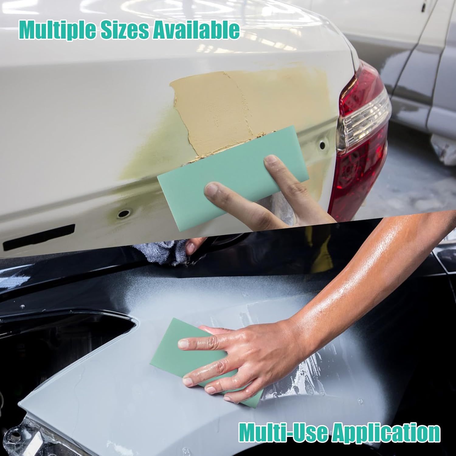 Raspadores de relleno de carrocería para automóvil, accesorios para tablero de archivos de mano, aplicador de masillas reutilizables para decoración