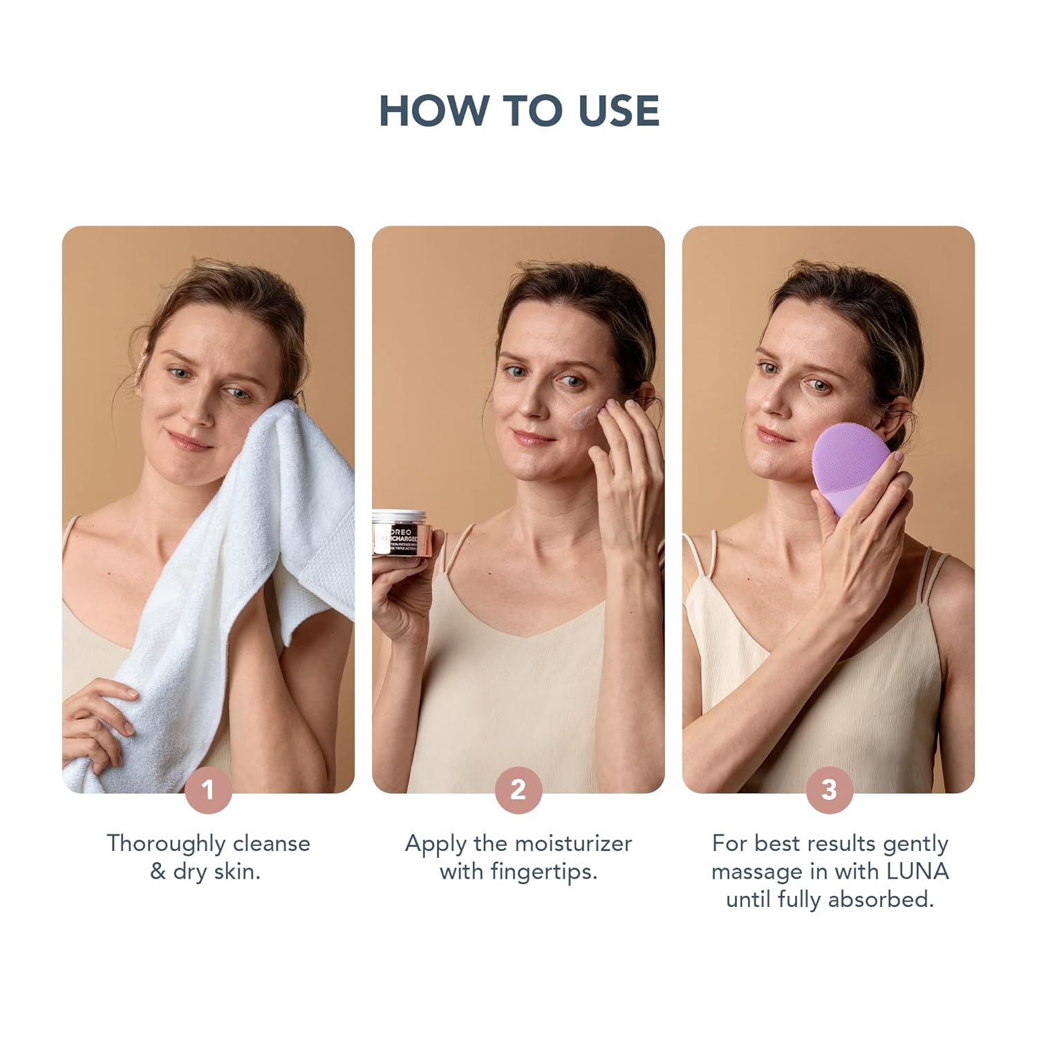 FOREO SUPERCHARGED HA+PGA Face Moisturizer – Wrinkle Cream for Face – Hyaluronic Acid & Squalane – Vegan – Cruelty & Gluten Free – Clean Skincare –