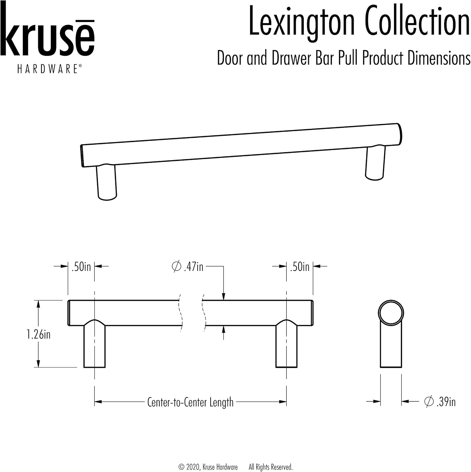 30987 Lexington – Paquete de 10 tiradores de barra para puerta y cajón, 4 pulgadas de centro a centro, titanio dorado cepillado