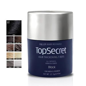 Top Secret Recambios de fibras de construcción para engrosar el cabello, relleno de cabello natural e indetectable, para hombres y mujeres, rellena Top Secret Recambios de fibras de construcción para engrosar el cabello, relleno de cabello natural e indetectable, para hombres y mujeres, rellena