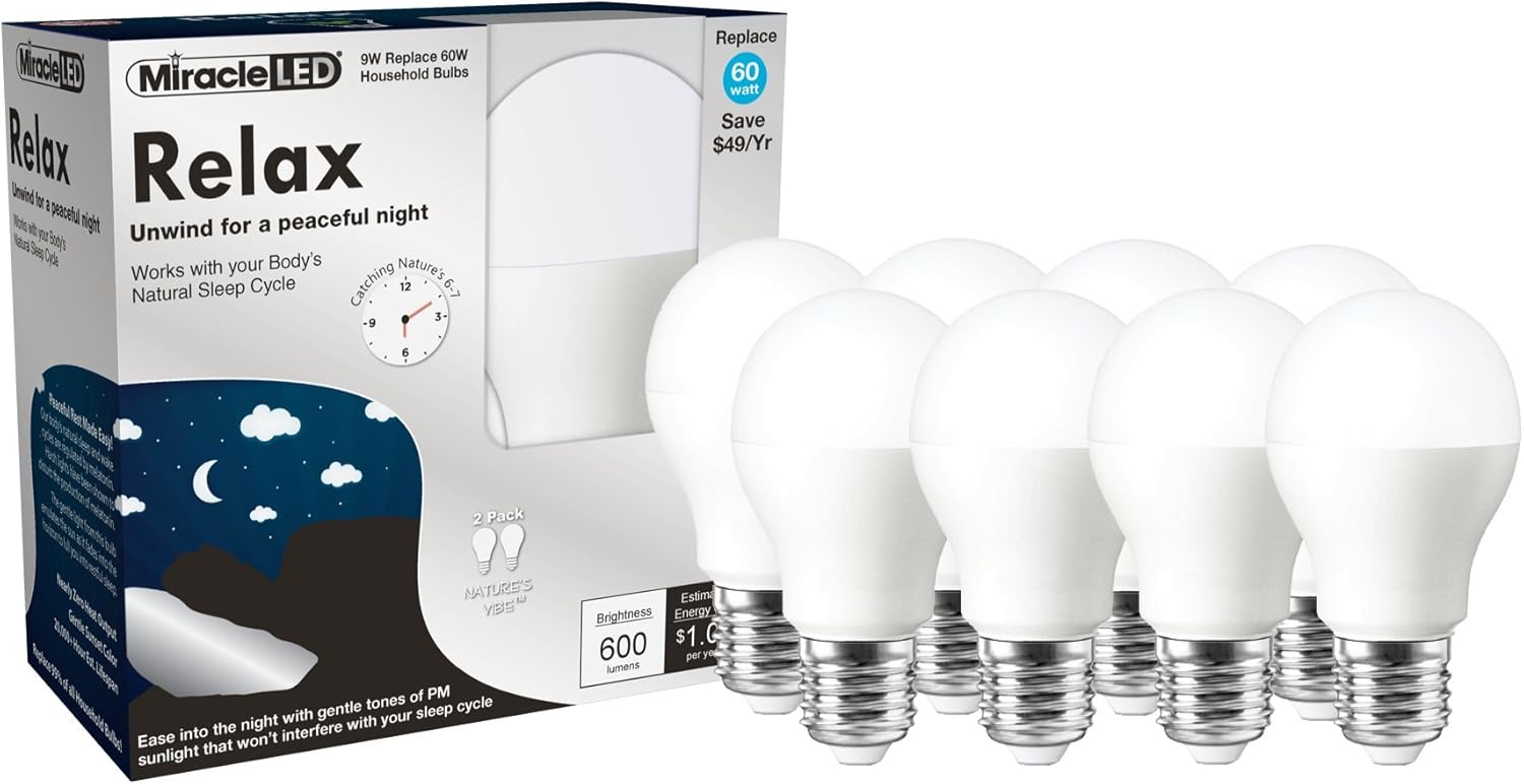 MiracleLED Nature’s Vibe Love Emotion Intensity Lighting – Bombilla Led, 604227