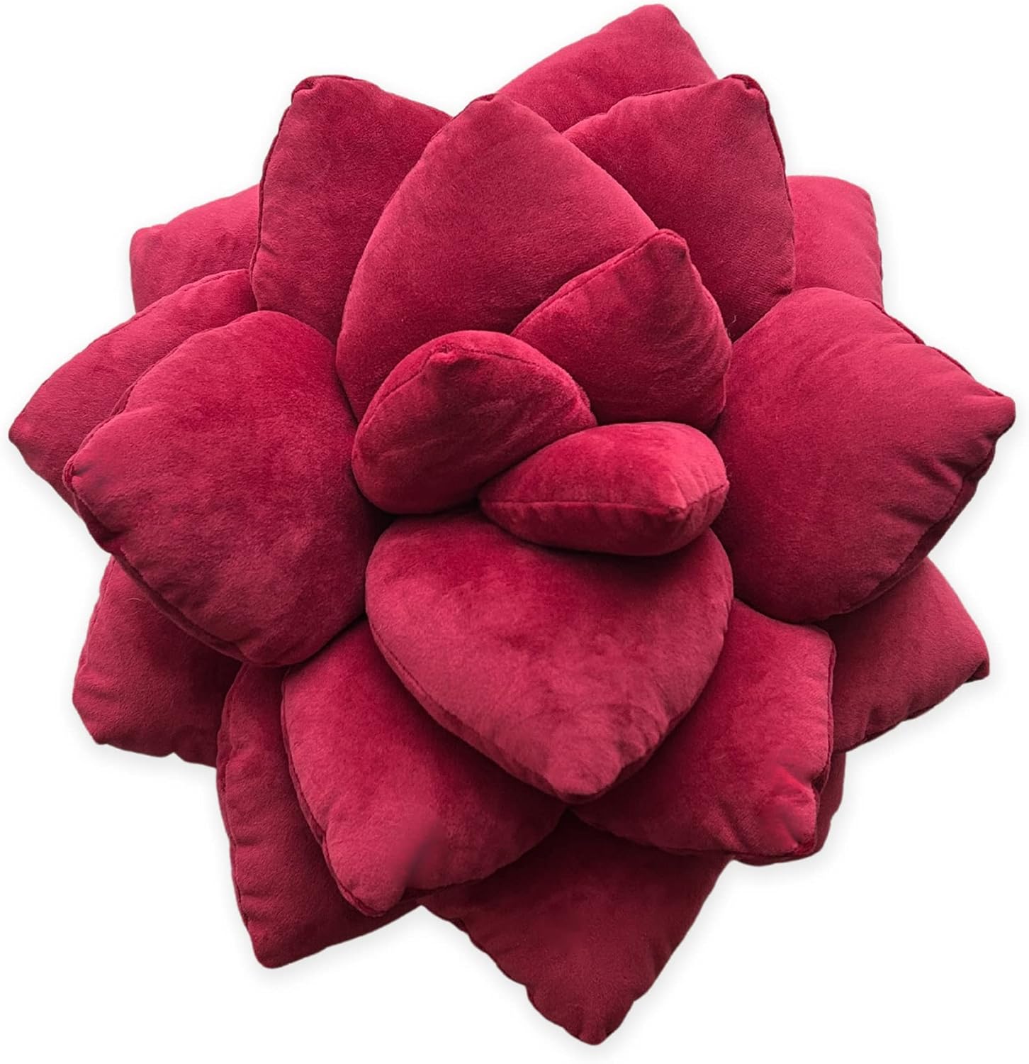 Green Philosophy Co. Lil’ Pop – Almohada para suculentas, color rojo carmesí