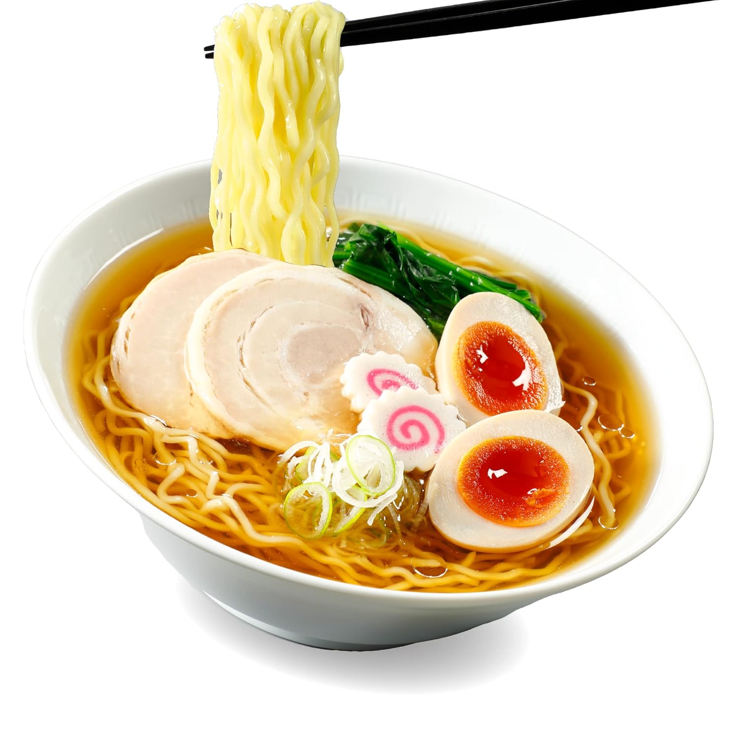 Hakubaku Sopa japonesa de fideos ramen, SHOYU, 3.88 onzas (paquete de 6), auténtico ramen japonés no frito y fideos suaves, estable en el estante