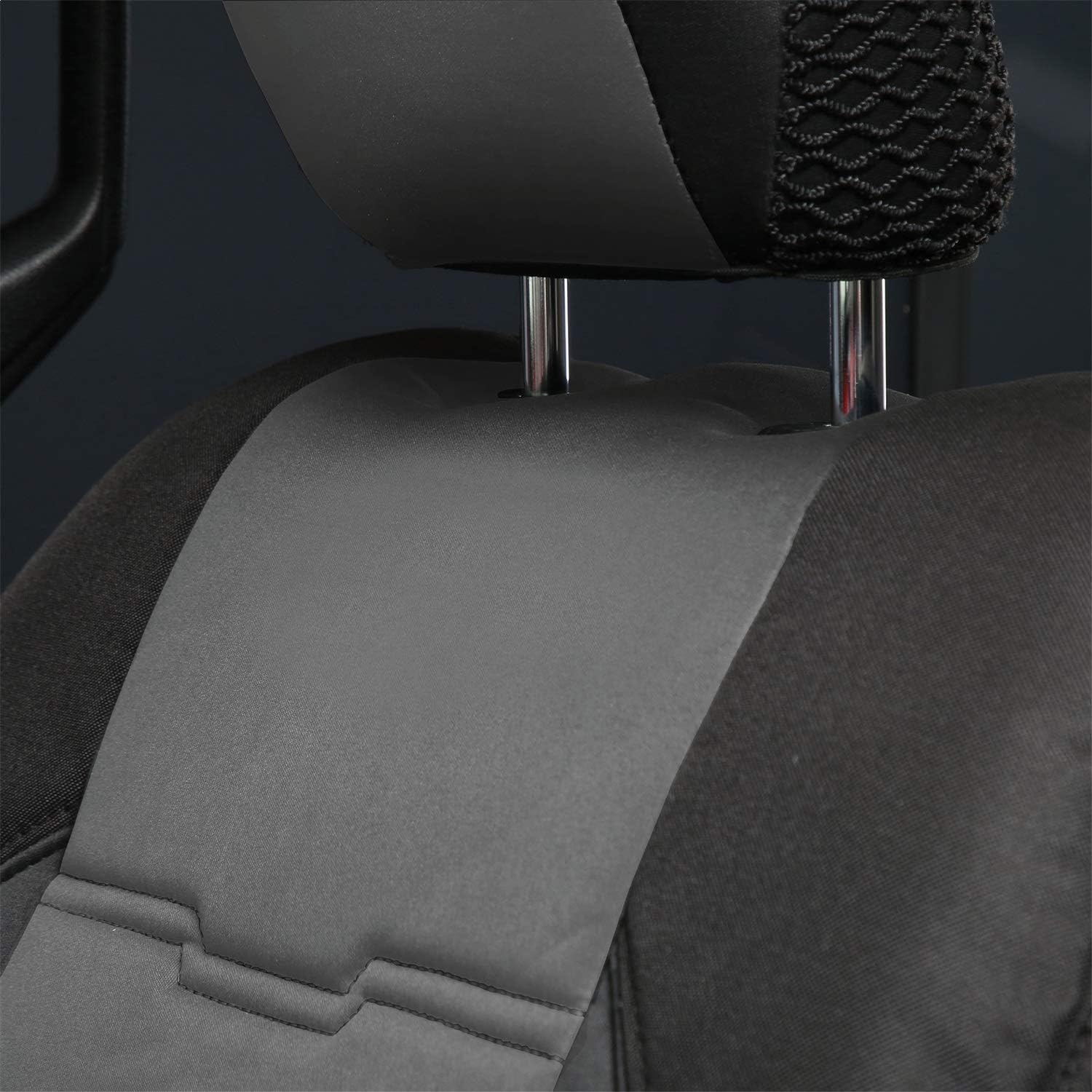 Smittybilt GEN2 – Juego de fundas de neopreno para asientos delanteros y traseros (carbónnegro) – 578122