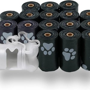 Best Pet Supplies – Bolsas para limpieza de excremento de perro, rollo de repuesto, uso en exteriores, a prueba de fugas y desgarros, plástico Best Pet Supplies – Bolsas para limpieza de excremento de perro, rollo de repuesto, uso en exteriores, a prueba de fugas y desgarros, plástico