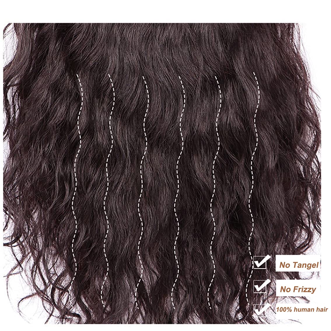 Tope de cabello humano rizado natural para mujer, extensiones de pelo con clip, 5.1 x 5.5 in, parte superior de cabello plateado, parte derecha para