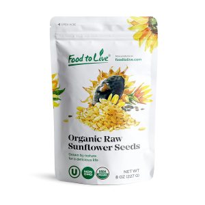 Food to Live Semillas de girasol germinadas orgánicas, 8 onzas sin OMG, Kosher, sin cáscara, sin sal, granos crudos, superalimento vegano, comida Food to Live Semillas de girasol germinadas orgánicas, 8 onzas sin OMG, Kosher, sin cáscara, sin sal, granos crudos, superalimento vegano, comida