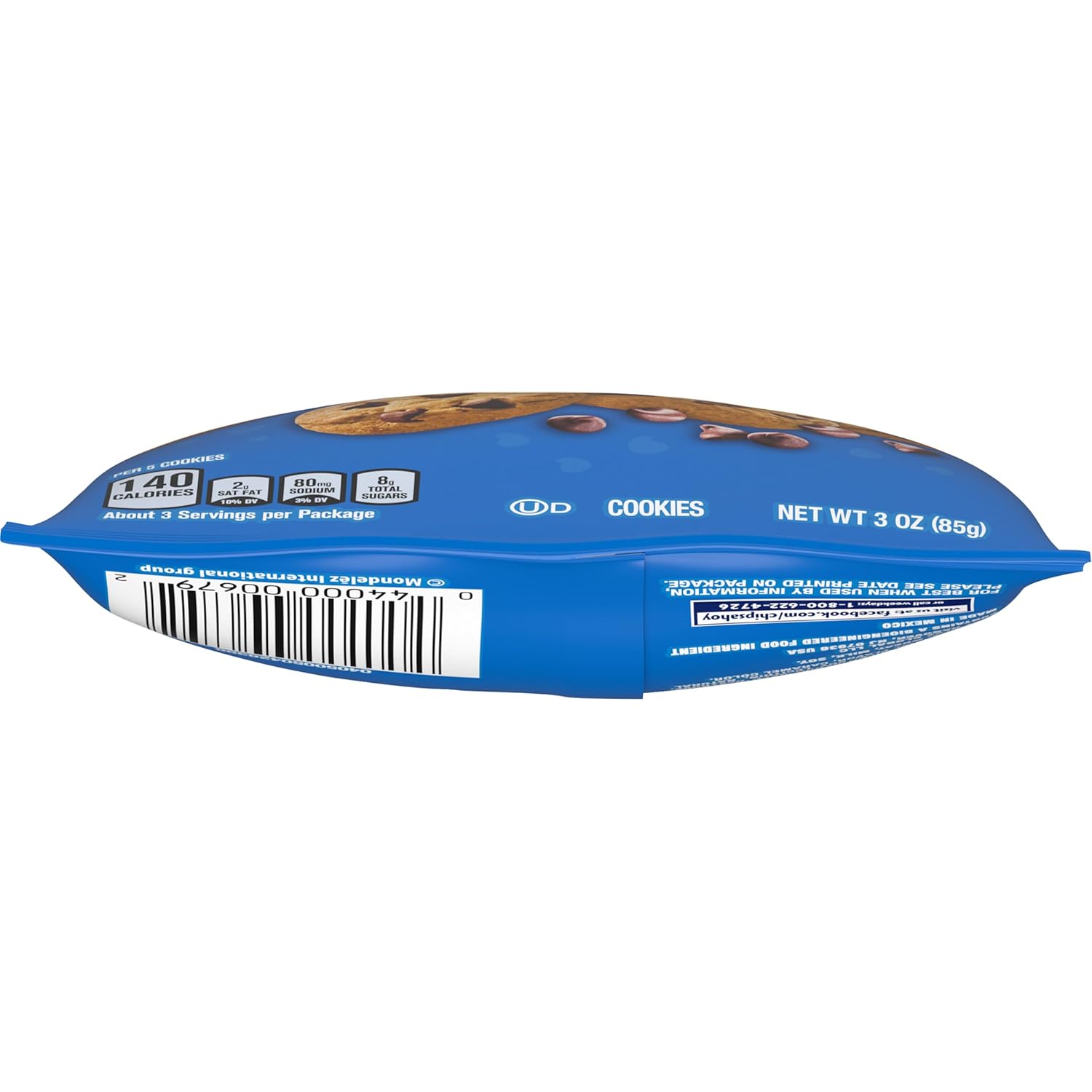 CHIPS AHOY! Mini galletas con chispas de chocolate originales, 12 bolsas grandes de 3 onzas