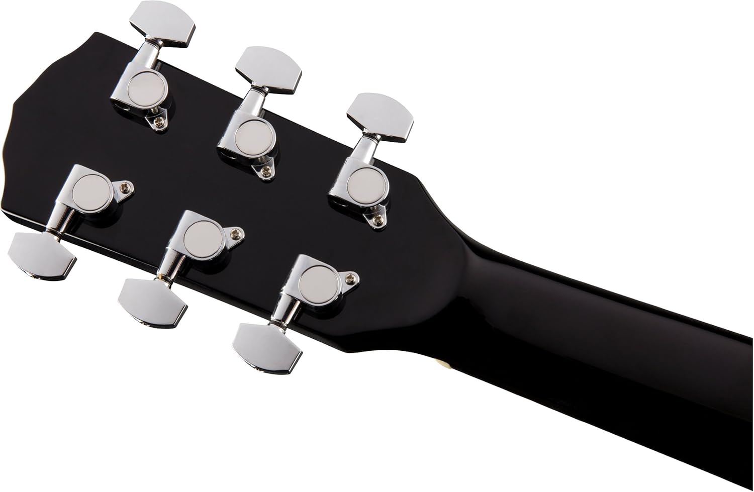 Fender CD-60S – Guitarra acústica Dreadnought con tapa sólida, paquete negro con estuche rígido, afinador, correa, cuerdas, púas y DVD instructivo