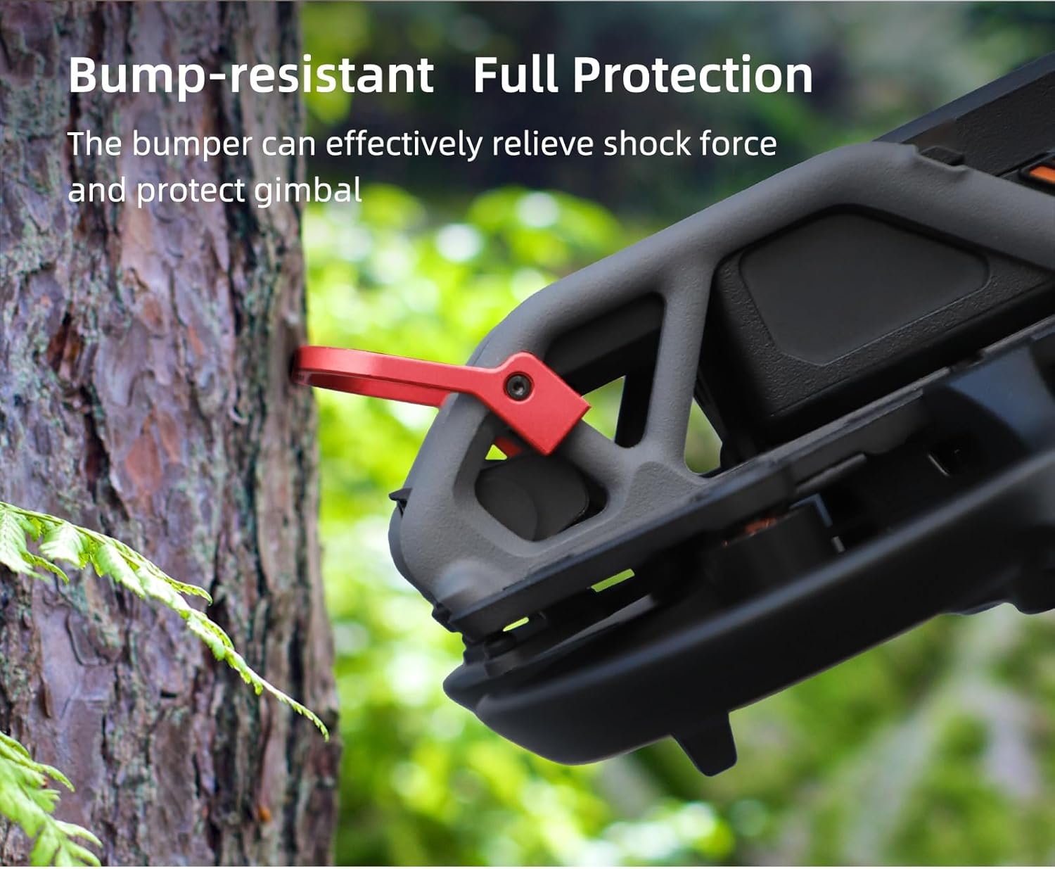 XNasu Drone Aluminum Alloy Gimbal Bumper Camera Guard Bar Protector Bump-Proof for DJI AVATA Drone Accessories (Color  Red)