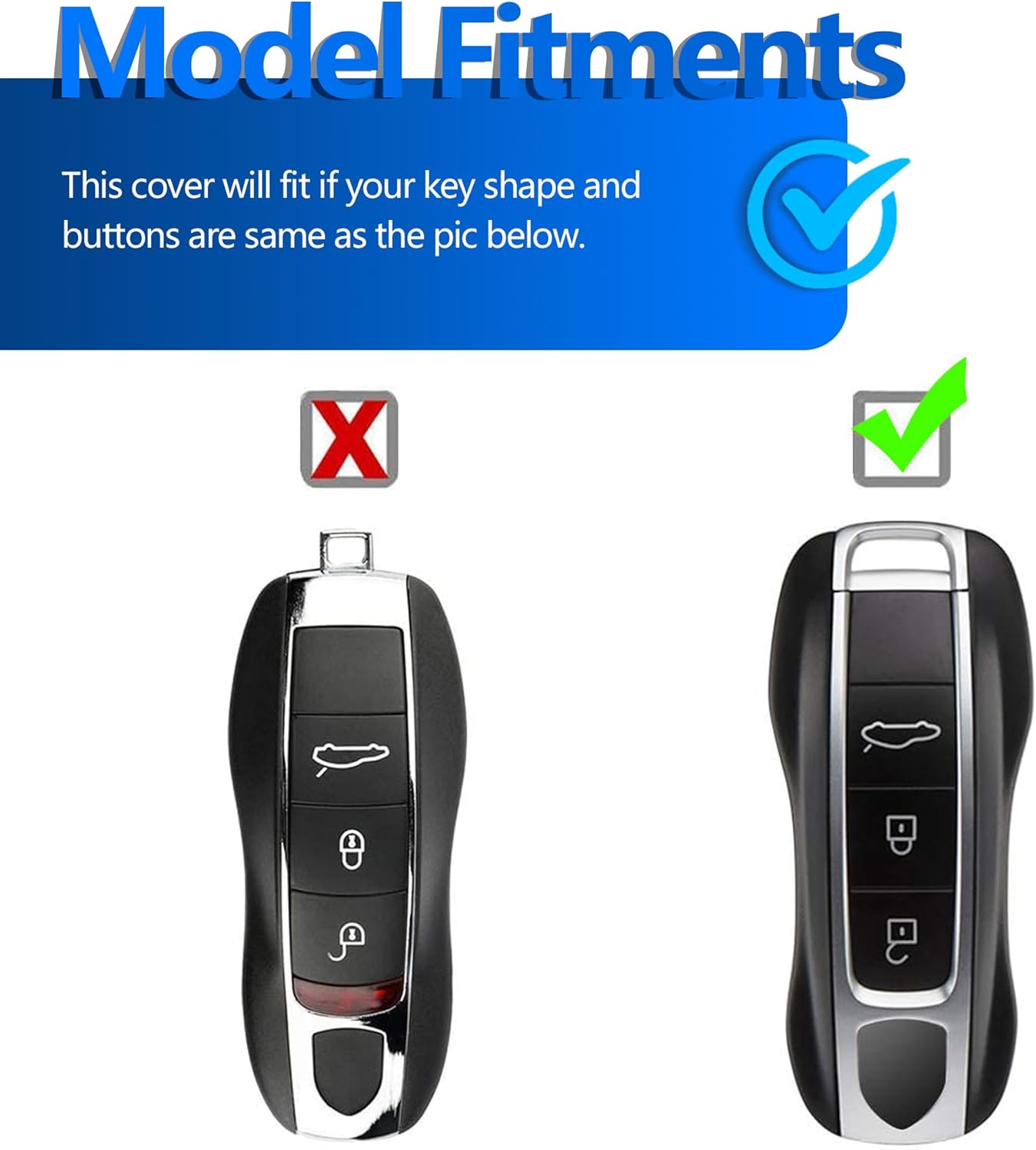 Funda para llavero Porsche con llavero de diamante para 911 Cayenne Panamera TAYCAN 3 botones entrada sin llave Accesorios de control remoto