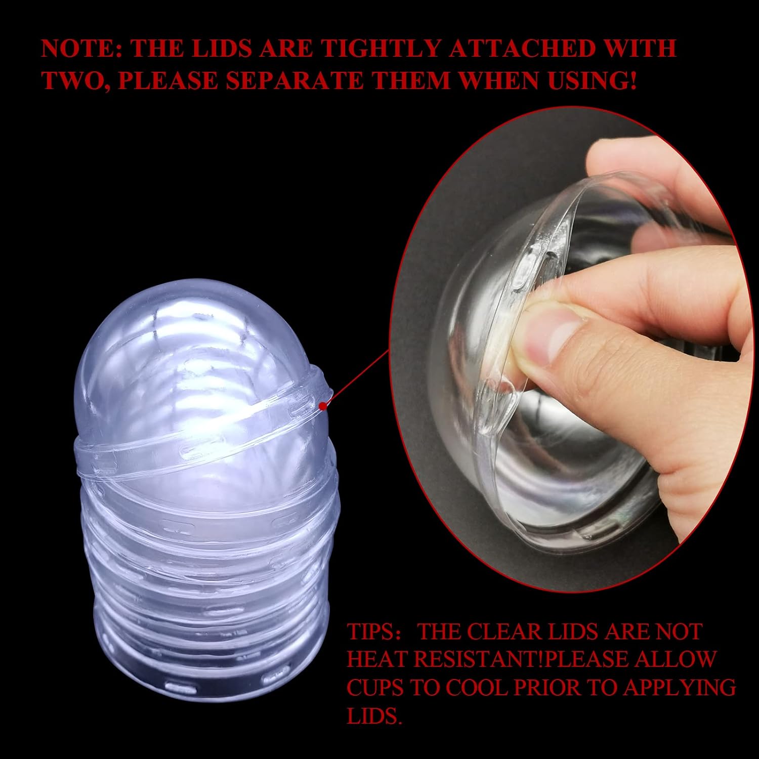 LNYZQUS – Paquete de 50 forros de papel de aluminio para cupcakes con tapas de cúpula, tazas grandes para magdalenas de 5.5 onzas, moldes
