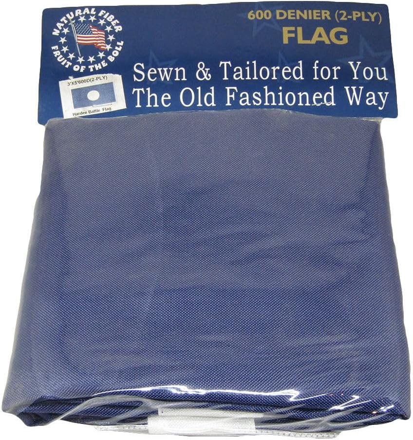 Bandera bordada de nailon Hardee Battle 600D de 2 capas de 3 x 5 pies