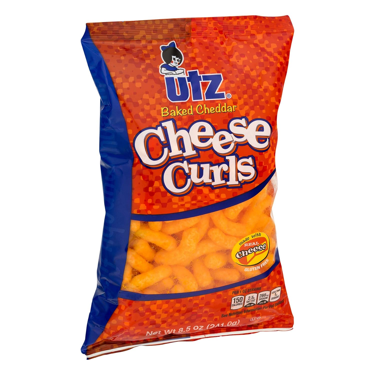 UTZ Rizos de queso horneado, 8.5 onzas, paquete de 5