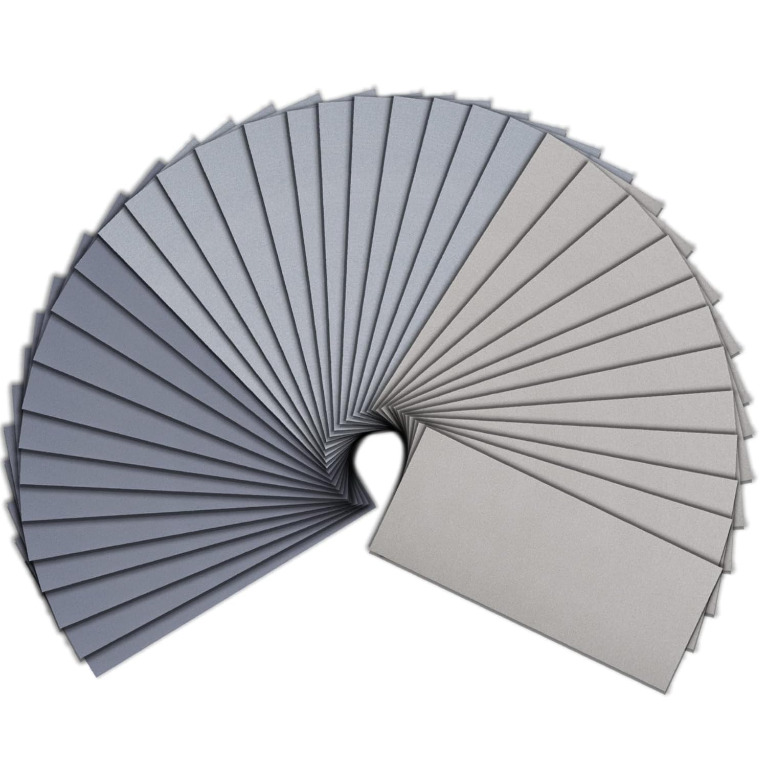 AUSTOR 36 piezas de papel de lija húmedo y seco 3000 5000 7000 de grano alto, surtido de papel de lija abrasivo de 9 x 3.6 pulgadas para lijado
