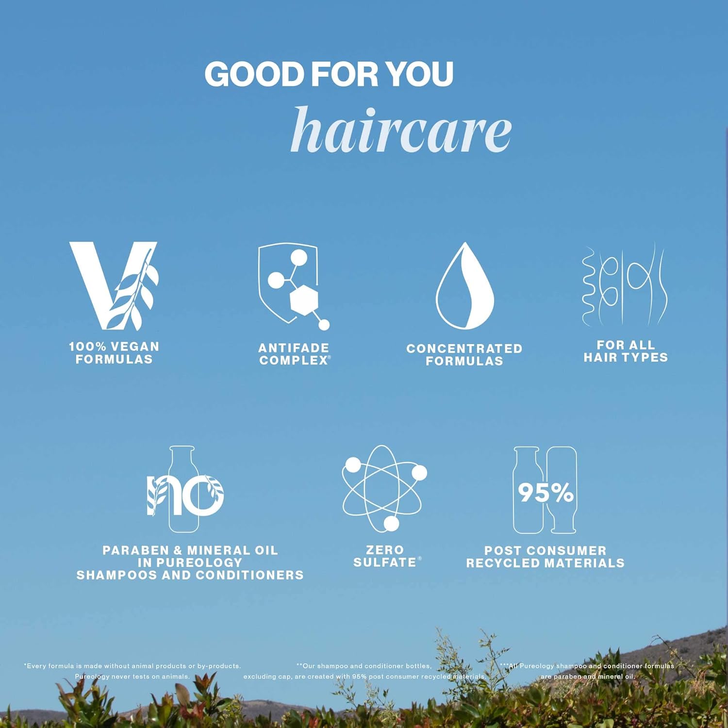 Pureology Suero para domar el cabello con estilo + protección brillante y sin peso  combate el encrespamiento  vegano