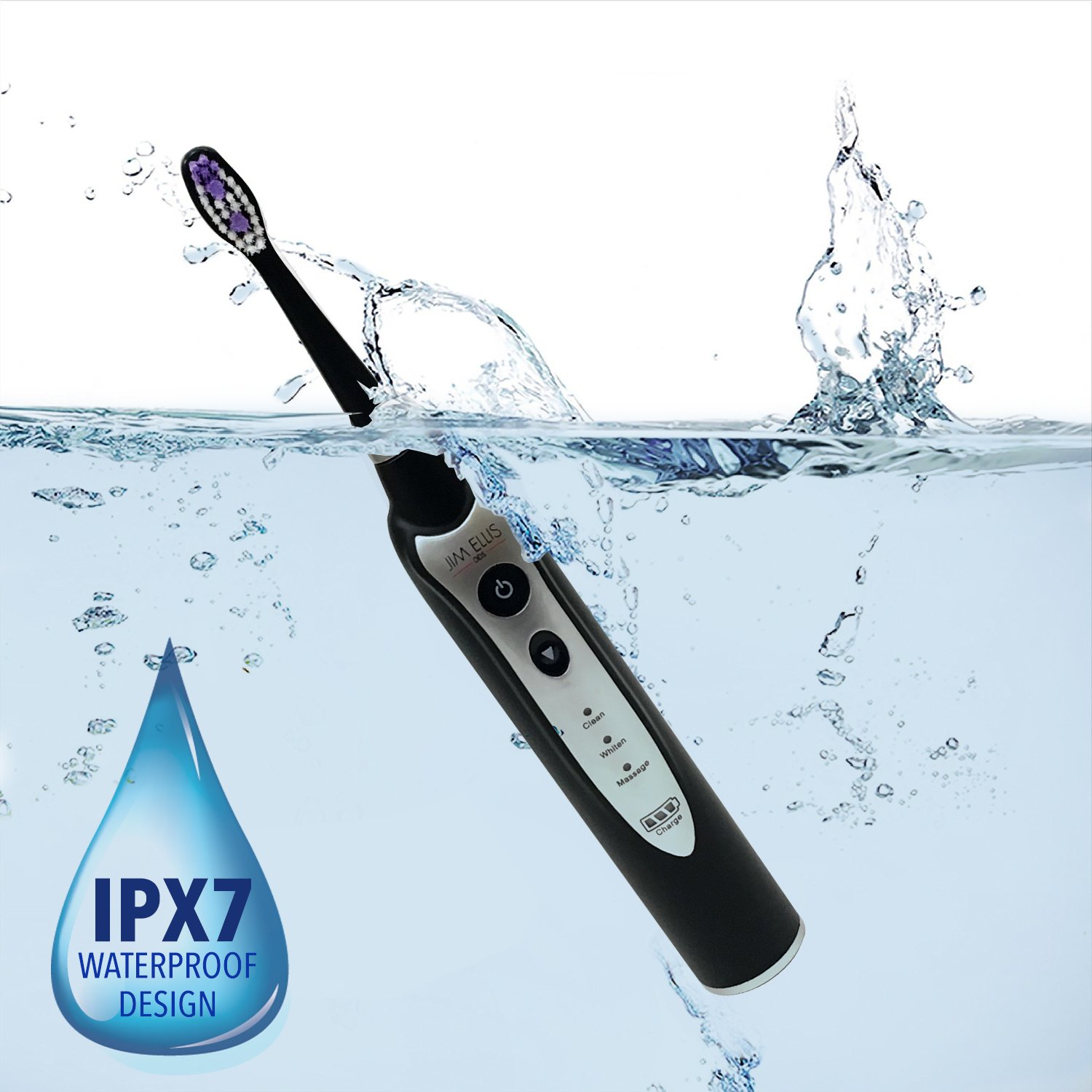 Cepillo dental eléctrico Dr Jim Ellis para higiene dental superior