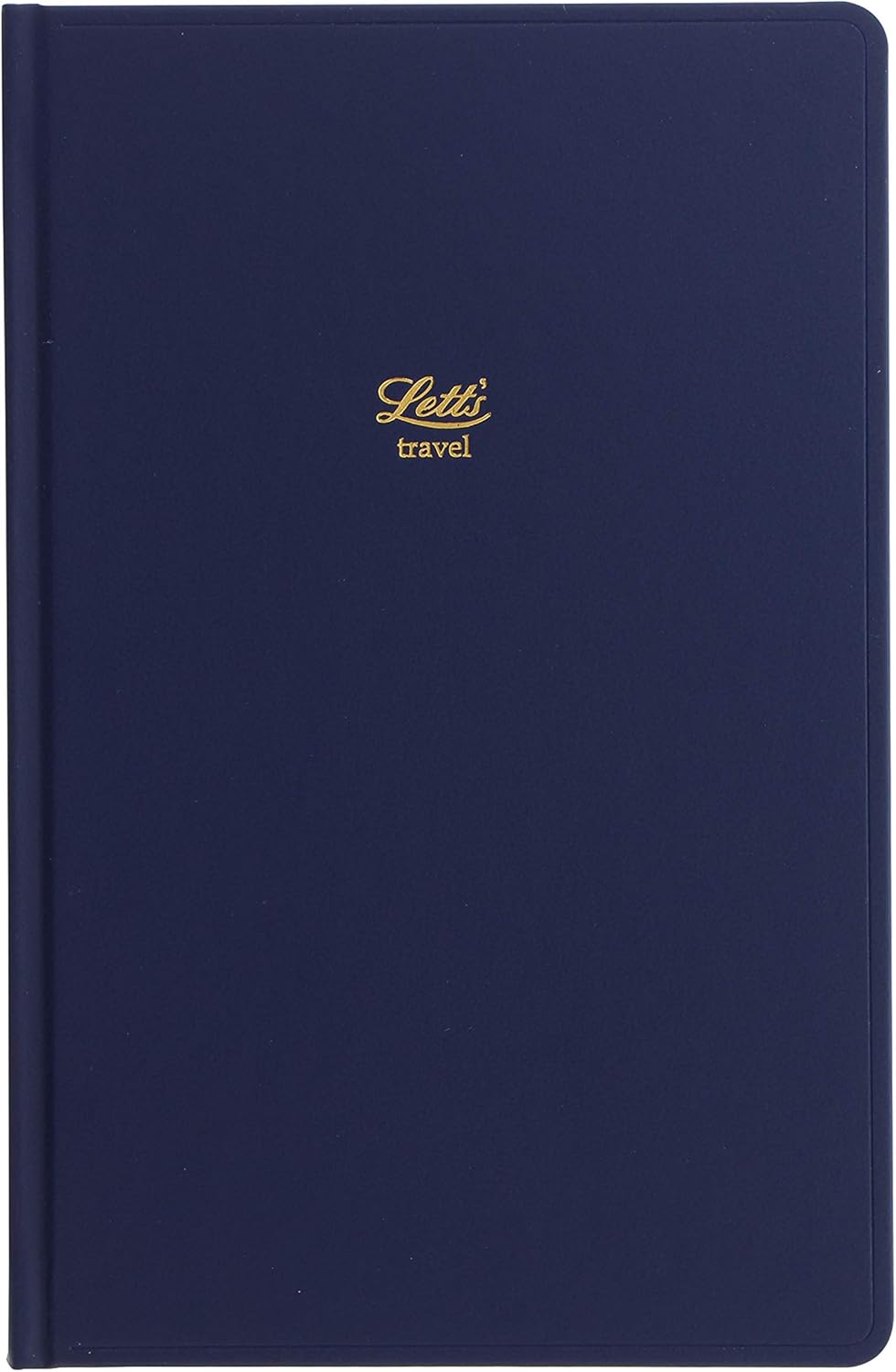 Letts Icon Book – Diario de viaje, papel crema, 192 páginas, 7.625 x 5 x 0.75 pulgadas, azul marino (B090155)