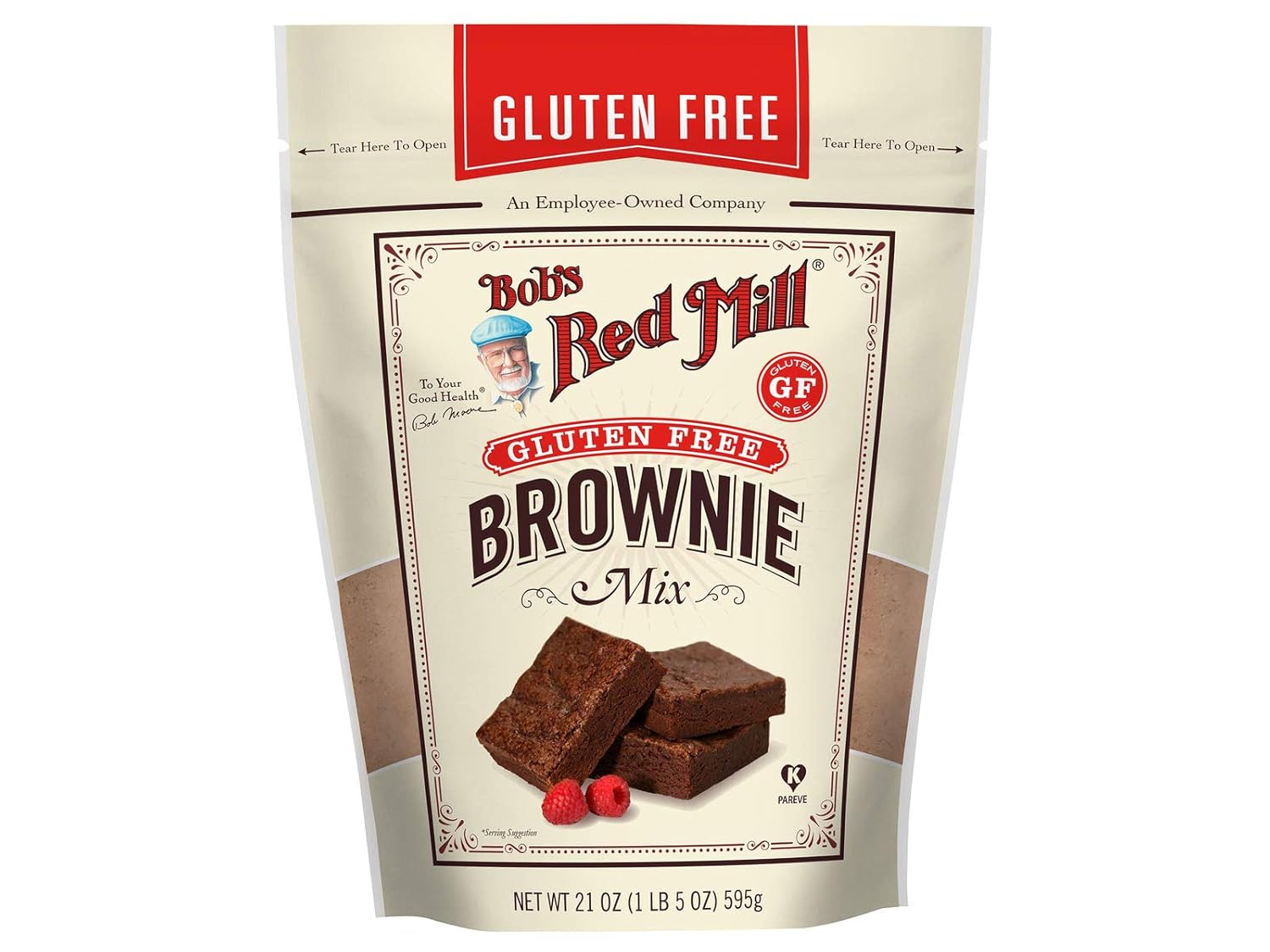 Bob’s Red Mill Brownie Mix, 21 oz (paquete de 4)