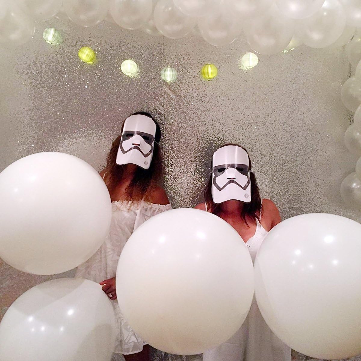 Globos de látex gigantes de 36 pulgadas para decoraciones de cumpleaños, bodas, fiestas, 6 globos redondos grandes amarillos