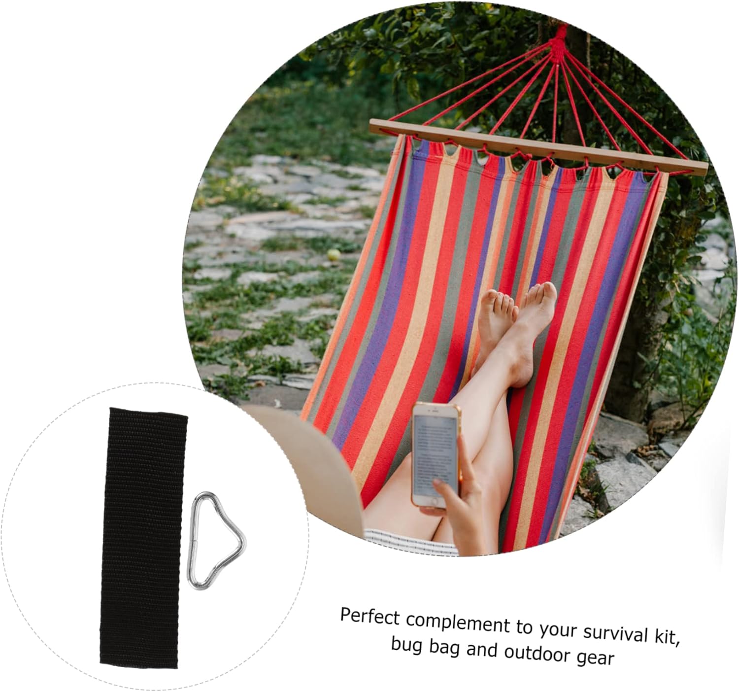 COHEALI 30pcs Trampolín Hebilla Trampolín Reparación Mat Acero Inoxidable Triángulo Anillos Vendaje Conector Colchón Cama para Niños Trampolín
