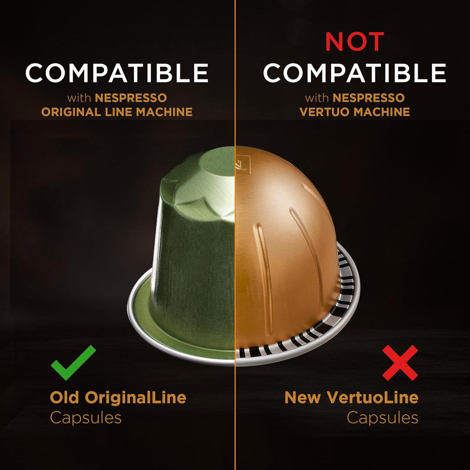 3 cápsulas de café expreso orgánico Coracoes  100 cápsulas de café brasileño auténticas para máquina Nespresso Original Line  Intensidad 5  Cápsulas